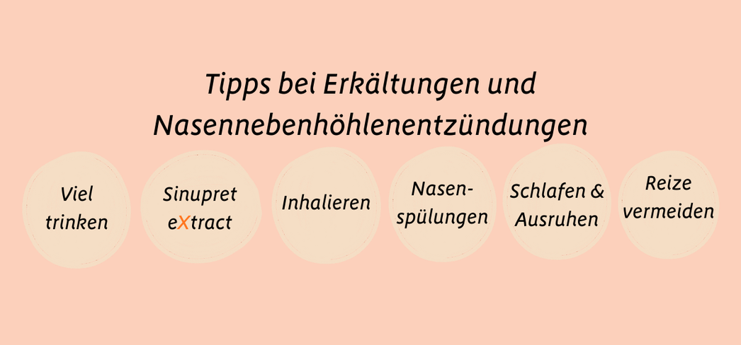 Tipps bei Nasennebenhöhlenentzündung