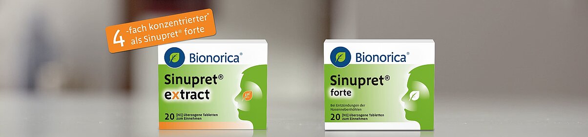 Header - Unterschied Sinupret® eXtract und Sinupret® forte